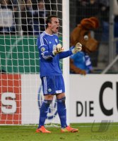Fussball DFB Pokal Viertelfinale 13/14: JUBEL Torwart Diego Benaglio (VfL Wolfsburg)