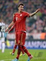 FUSSBALL INTERNATIONAL CHL VIERTELFINALE 12/13: FC Bayern Muenchen - Juventus Turin
