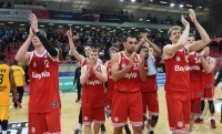 Basketball 1. Bundesliga 14/15 Hauptrunde:  Walter Tigers Tuebingen - FC Bayern Muenchen