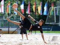 Training Beachsoccer Nationalteam von Tahiti