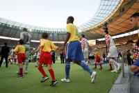 Fussball WM 2006: Brasilien - Kroatien