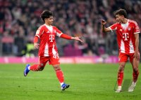 Fussball 1. Bundesliga  Saison  2025/2026  25. Spieltag FC Bayern Muenchen -  Borussia Moenchengladbach