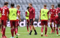 Fussball 1. Bundesliga Saison 21/22: Teampraesentation FC Bayern Muenchen