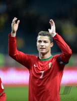 Fussball WM Qualifikation 2014 Playoff: JUBEL Cristiano Ronaldo (Portugal)