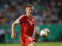 Fussball Saison 2013/2014: DFB Pokal 1. Runde: Bastian Schweinsteiger (FC Bayern Muenchen)