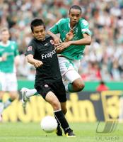 Fussball 1. Bundesliga: Bremen - Frankfurt