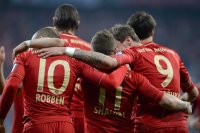 FUSSBALL DFB POKAL  Saison 2012/2013:  FC Bayern Muenchen - VfL Wolfsburg