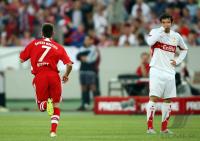 Fussball Ligapokal: Stuttgart - Muenchen