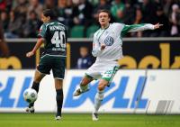 FUSSBALL, 1. BUNDESLIGA, 9. Spieltag: Wolfsburg - Moenchengladbach