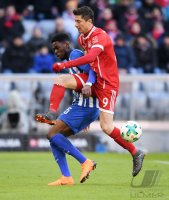 Fussball  1.Bundesliga   Saison 17/18: FC Bayern Muenchen -  Hertha BSC Berlin