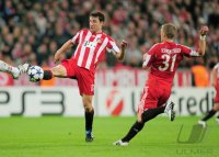 Fussball Champions League  Saison 2010/2011: Mark van Bommel (FC Bayern Muenchen)