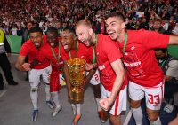 FUSSBALL DFB POKAL FINALE 21/22: SC Freiburg - RB Leipzig