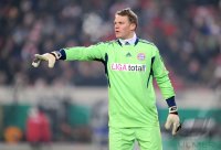 Fussball DFB Pokal, Saison 2011/2012, Viertelfinale: Torwart Manuel Neuer (FC Bayern Muenchen)