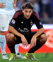 FUSSBALL SERIE A:  Zlatan Ibrahimovic (AC Mailand)