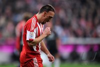 Fussball 1. Bundesliga : ENTTAEUSCHUNG Franck Ribery (FC Bayern Muenchen)