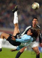 FUSSBALL; Spielszene GER -ARG Fallrckzieher