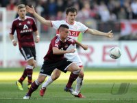 Fussball 1. Bundesliga, Saison 2011/2012:  1 FC Nuernberg - VfB Stuttgart