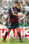Fussball Bundesliga: Gladbach - Bayern, Ballack enttaeuscht