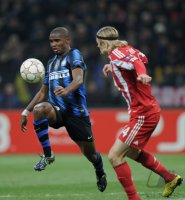 Fussball CHL  Saison 2010/2011: Inter Mailand - FC Bayern Muenchen