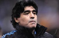Fussball Nationalmannschaft : Trainer Diego Armando Maradona (ARG)