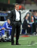 FUSSBALL CHL  Saison 10/11:  Trainer Ralf Rangnick (FC Schalke 04)