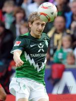 Fussball: 1. Bundesliga Saison 2010/2011: SV Werder Bremen, MARIN Einzelaktion