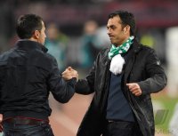 Fussball 1. Bundesliga 13/14:  JUBEL Trainer Robin Dutt (SV Werder Bremen)