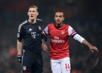 FUSSBALL INTERNATIONAL CHL ACHTELFINALE 12/13: FC Arsenal London - FC Bayern Muenchen
