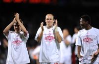 FUSSBALL  International CHL 09/10: Olympique lyon - FC Bayern  Muenchen