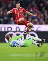 Fussball 1. Bundesliga Saison 17/18: FC Bayern Muenchen - VfL Wolfsburg