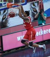 Basketball 1. Bundesliga 14/15 Hauptrunde:  Walter Tigers Tuebingen  - FC Bayern Muenchen