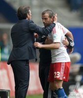 Fussball, 1. Bundesliga  Saison 2014/2015: Hamburger SV - FC Augsburg