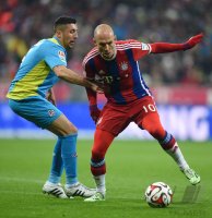 Fussball 1. Bundesliga Saison 14/15: FC Bayern Muenchen - 1. FC Koeln