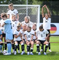 Fussball International Euro 2025,
Mannschaftsfoto Deutsche Frauen Nationalmannschaft