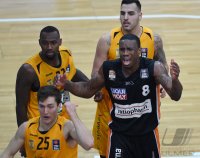 Basketball 1. Bundesliga 15/16 Hauptrunde: Walter Tigers Tuebingen - ratiopharm Ulm
