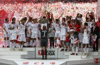 Fussball 1.Bundesliga JUBEL  FC Bayern Muenchen