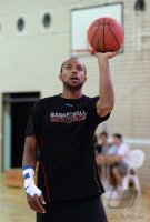 Basketball 1. Bundesliga 2013/2014 Testspiel: Kirchheim Knights - Walter Tigers Tuebingen