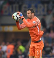 FUSSBALL SERIE A 2017/2018: Torwart Samir Handanovic (Inter Mailand)