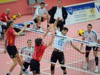Volleyball 1. Bundesliga  08/09  ENBW TV Rottenburg  1-3  VfB Friedrichshafen