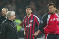 FUSSBALL Enttuschung  Bayer / Ballack