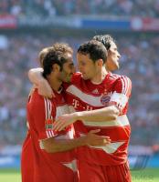 FUSSBALL 1. BUNDESLIGA: Bayern Muenchen - Gladbach