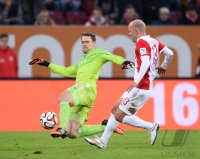 Fussball 1. Bundesliga Saison 14/15: FC Augsburg - FC Bayern Muenchen