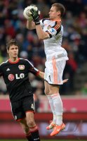 Fussball  1. Bundesliga  13/14: Torwart Bernd Leno (Bayer 04 Leverkusen)