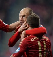 FUSSBALL DFB POKAL  Saison 2012/2013:  FC Bayern Muenchen - VfL Wolfsburg