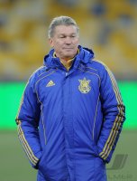 Fussball Trainer Oleg Blochin (Ukraine)