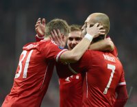 Fussball International CHL Saison 13/14: JUBEL FC Bayern Muenchen