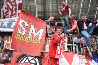 Fussball, 1. Bundesliga  Saison 13/14: Jubel FC Bayern Muenchen mit Schale