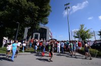 Fussball 1. Bundesliga :  Training beim FC Bayern Muenchen an der Saebener Strasseasse