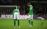 Fussball, 1. Bundesliga  Saison 2014/2015: SV Werder Bremen - VfL Wolfsburg