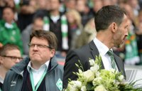 Fussball, 1. Bundesliga  Saison 2014/2015: SV Werder Bremen - Borussia Moenchengladbach